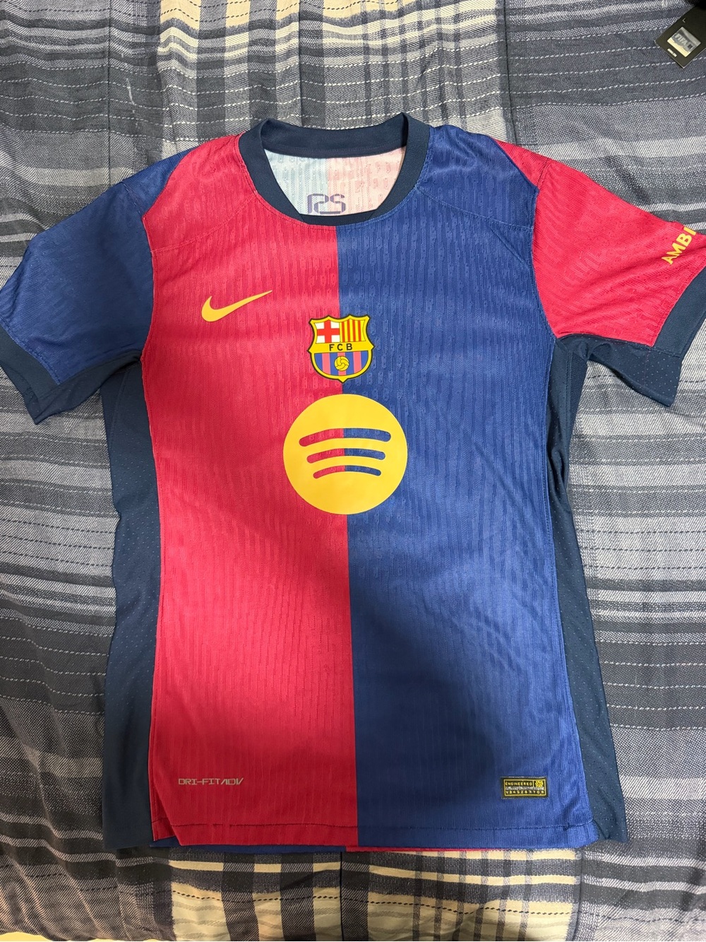 Nike FC Barcelona Men Jersey 24/25 - Red & Blue. Size M